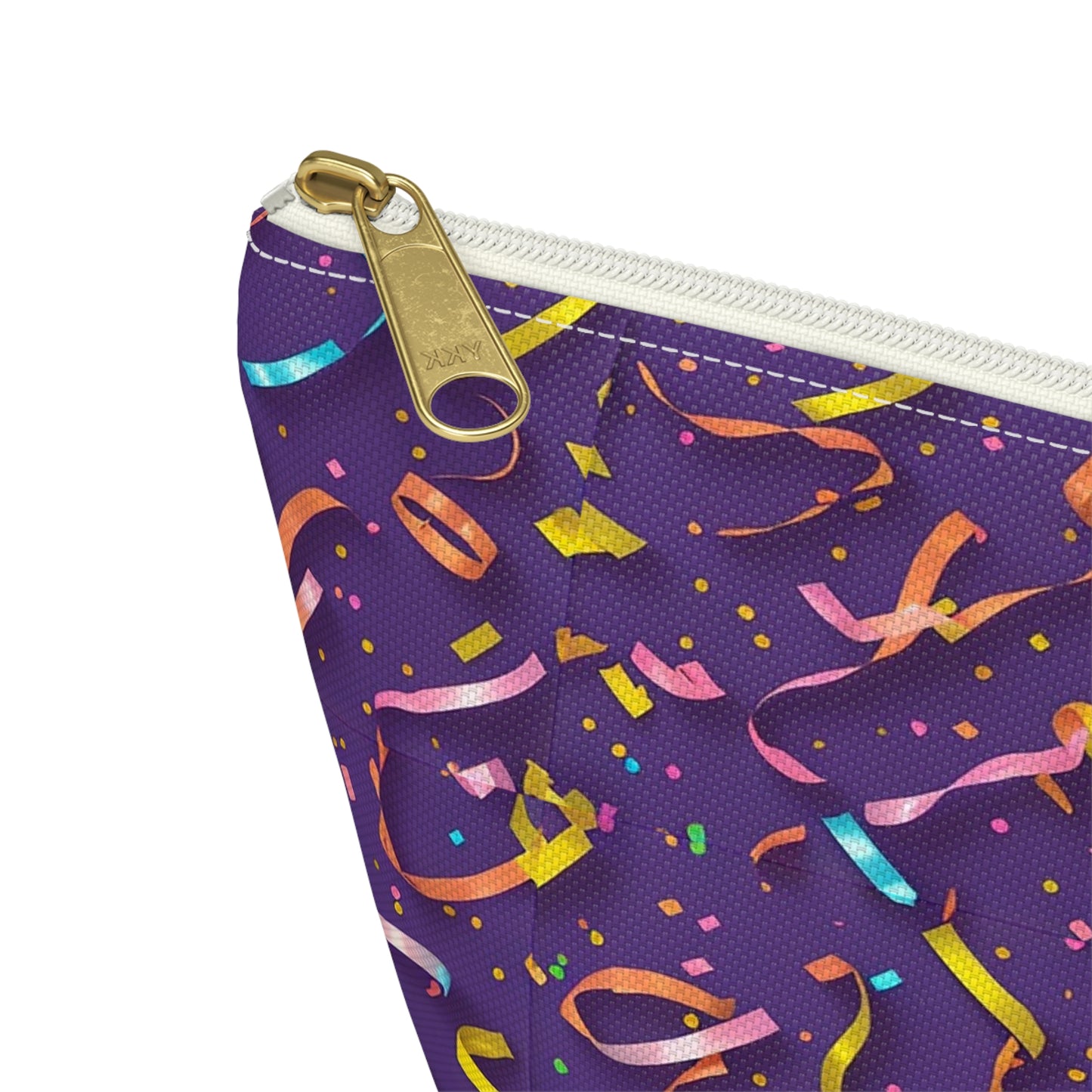 Celebrate in Style: Colorful Confetti Accessory Pouch, Party Gift, Makeup Bag, Organizing Pouch, Fun Travel Case, Multipurpose Zipper Pouch