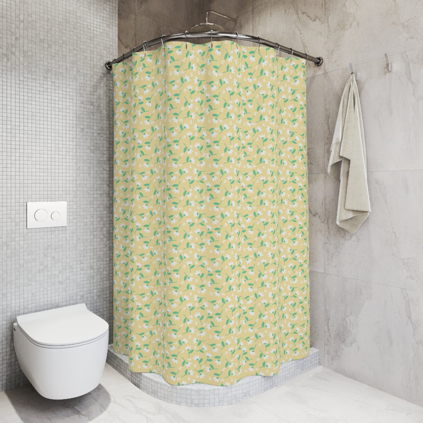 Bright Floral Shower Curtains for Vibrant Bathrooms, Nature-Inspired Decor, Spring Home Refresh, Gift for Housewarming, Bathroom [...]