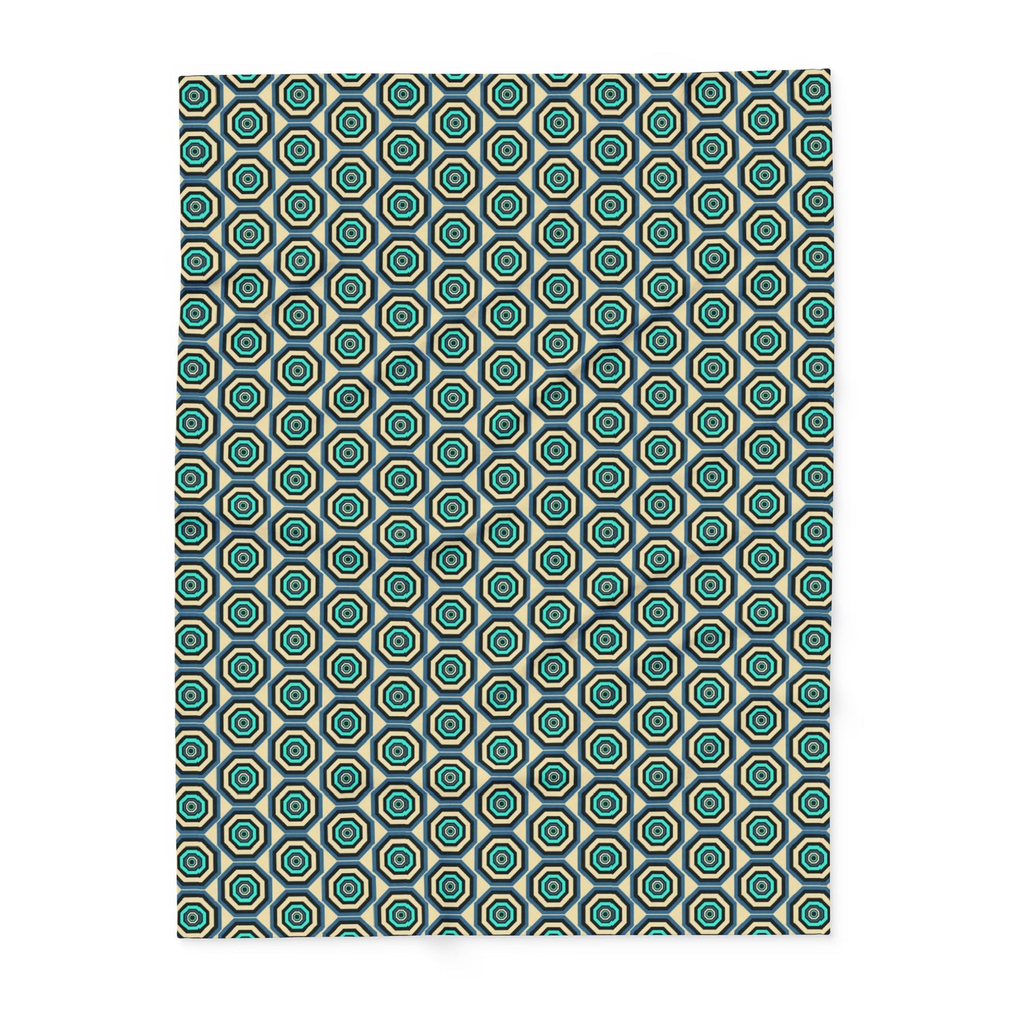 Stylish Geometric Fleece Blanket | Cozy Throw for Home Decor, Gift for Housewarming, Birthday, or Cozy Nights