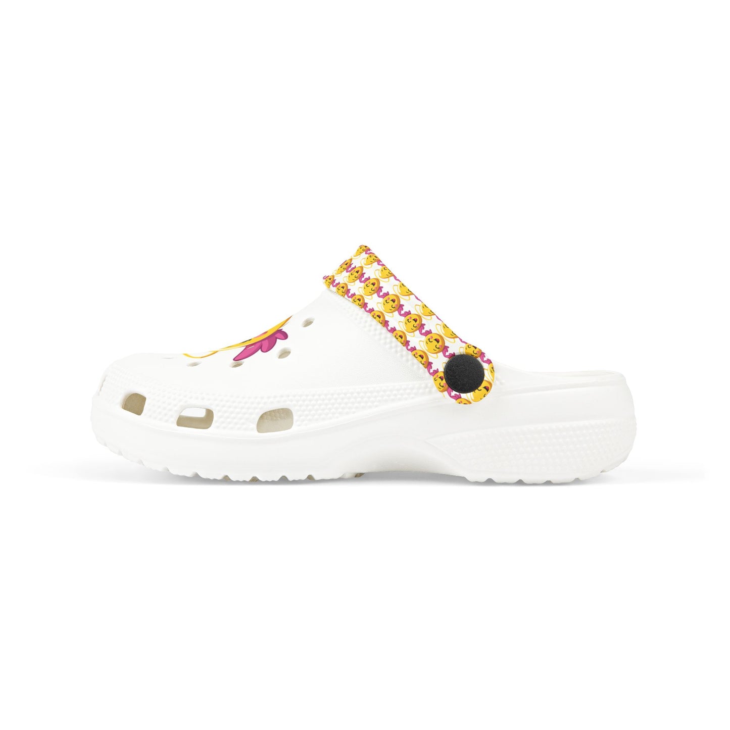 Smiley Kid's EVA Foam Clogs, Fun Summer Footwear for Kids, Cute Play Shoes, Perfect for Outdoor Adventures, Happy Face Design