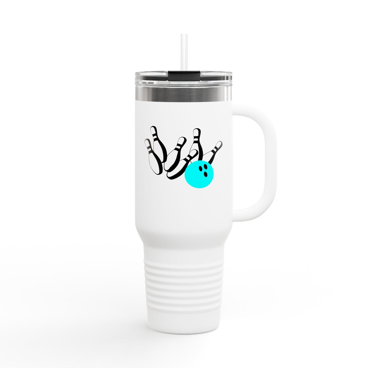 Bowling Fun Insulated Travel Mug, 40oz | Perfect for Bowlers, Sports Events, Gifts, Outdoor Adventures, or Daily Hydration