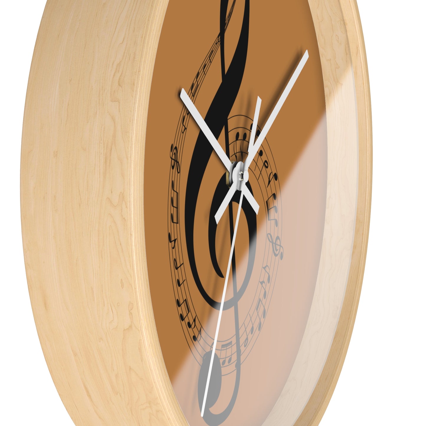 Musical Note Wall Clock, Elegant Home Decor, Perfect Gift for Music Lovers