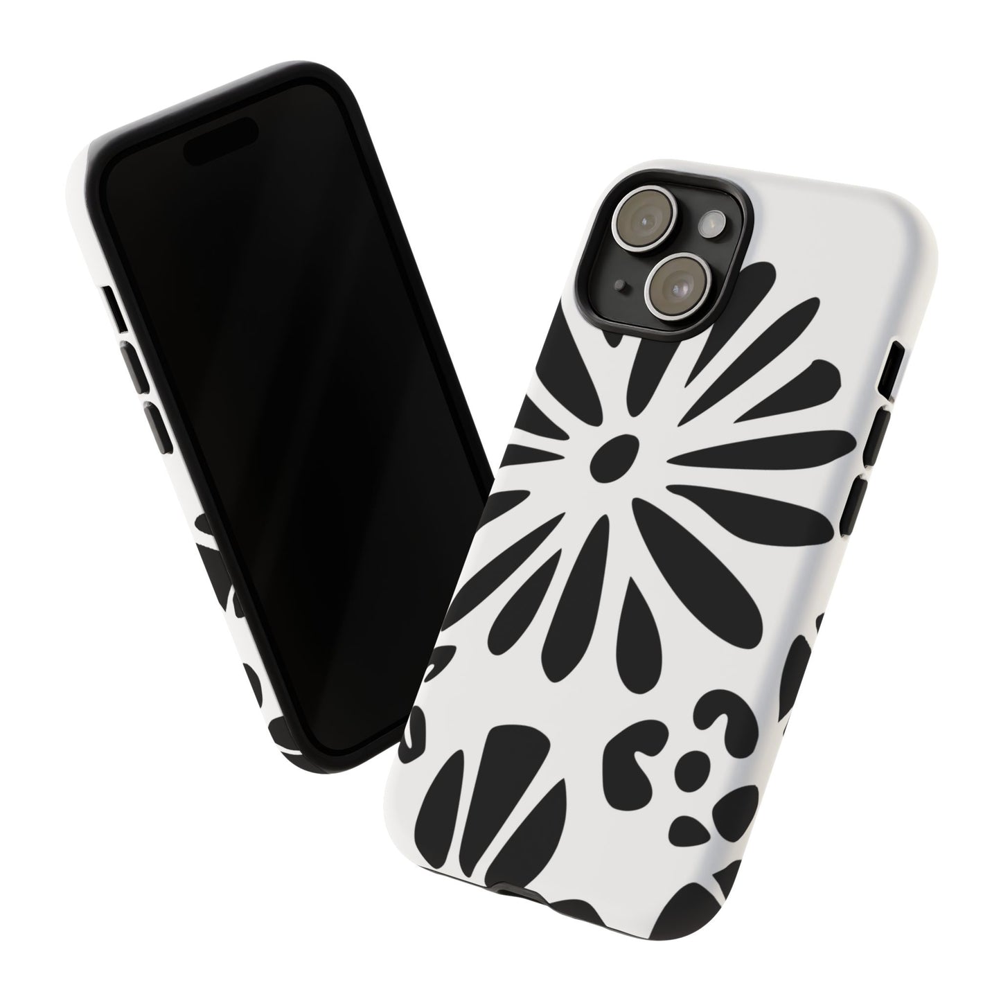 Stylish Phone Case with Floral Design, Tough Phone Cover for Her, Trendy Black and White Cell Phone Case, Unique Gift for Birthdays [...]