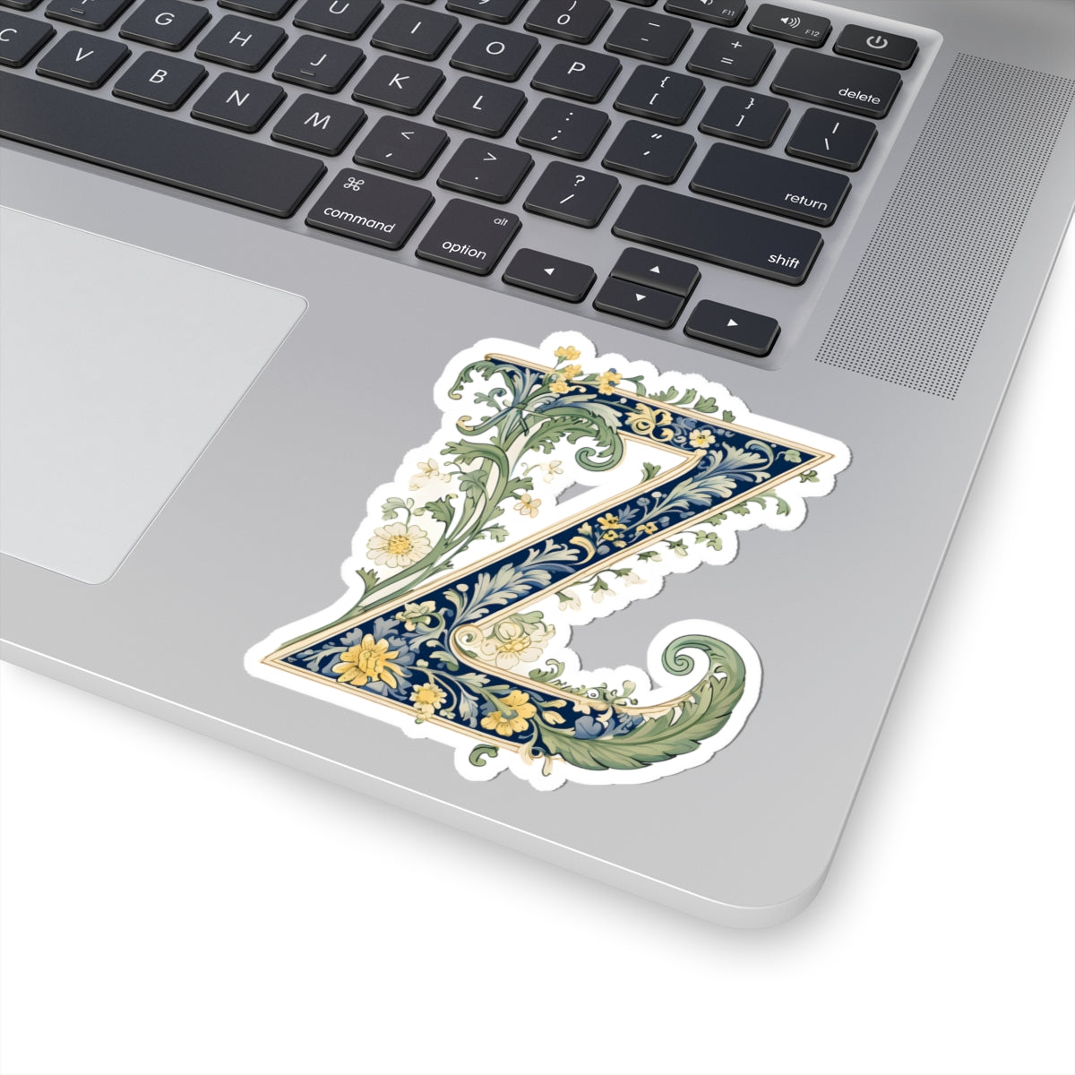 Christmas Wreath Number 2 Kiss-Cut Sticker — Festive Holiday Décor Sticker