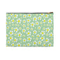 Floral Accessory Pouch for Organizing Essentials, Travel Makeup Bag, Spring Floral Zip Bag, Cute Gift for Women, Daisy Print Clutch
