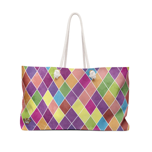 Vibrant Geometric Weekender Bag, Colorful Travel Tote, Stylish Weekend Getaway Bag, Chic Beach Bag, Unique Gym Bag, Perfect Gift for [...]