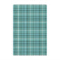 Teal Plaid Minky Blanket — Soft Cozy Plaid Throw for Home, Travel & Gifts