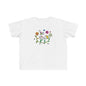 Whimsical Toddler Tee - 'Be Kind' Design, Cute Kids' Shirt, Floral Graphic Tee, Toddler Gift, Inspirational Apparel
