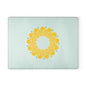 Lemon-Themed Glass Cutting Board | Kitchen Decor, Gift for Chefs, Foodie Present, Summer Cooking, Home & Garden