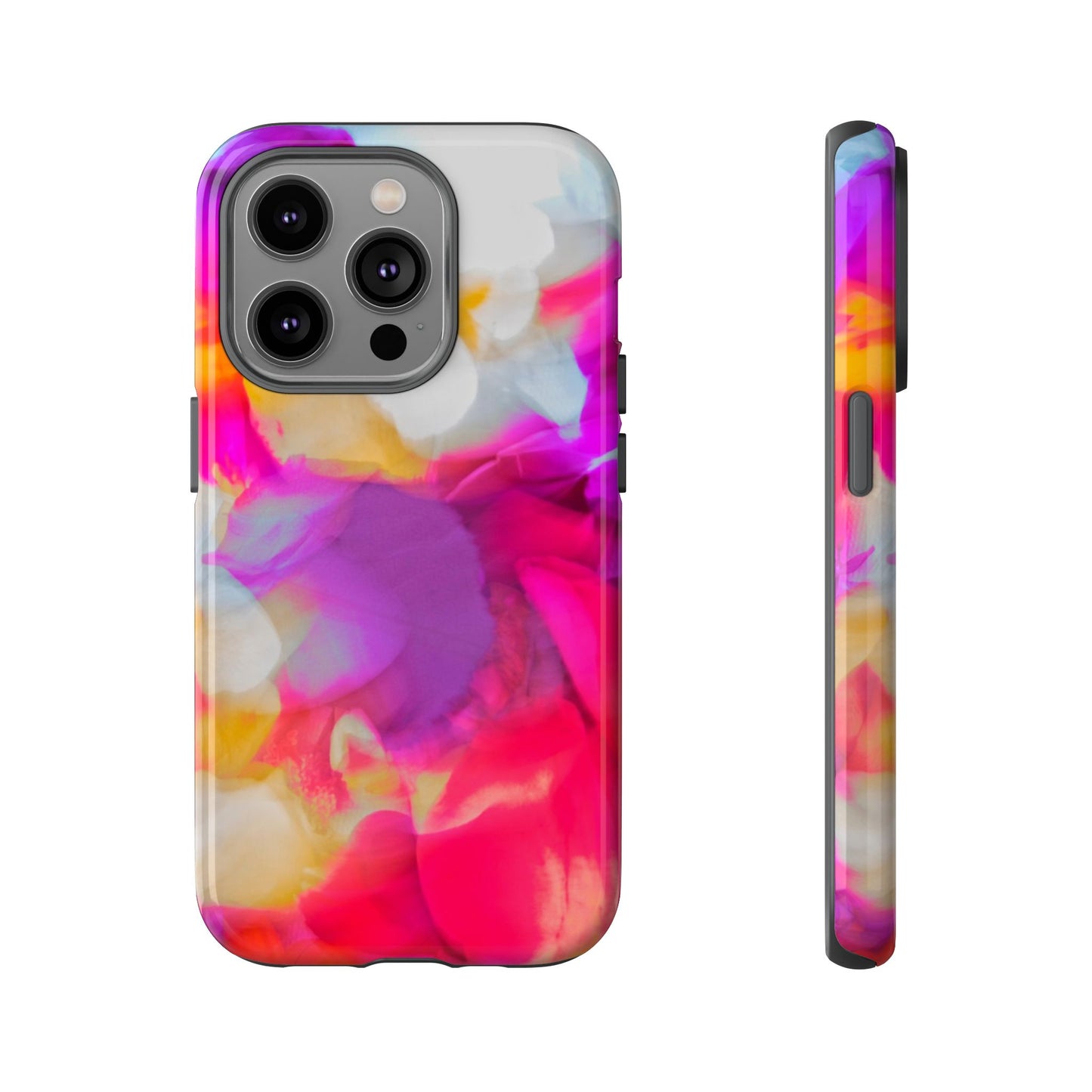 Floral Phone Case: Stylish Art for Your Device, Tough Cases, Gift for Her, Flower Print, Trendy Accessories, Phone Protection