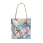 Elegant Geode Tote Bag - Chic Shopping Bag, Stylish Beach Tote