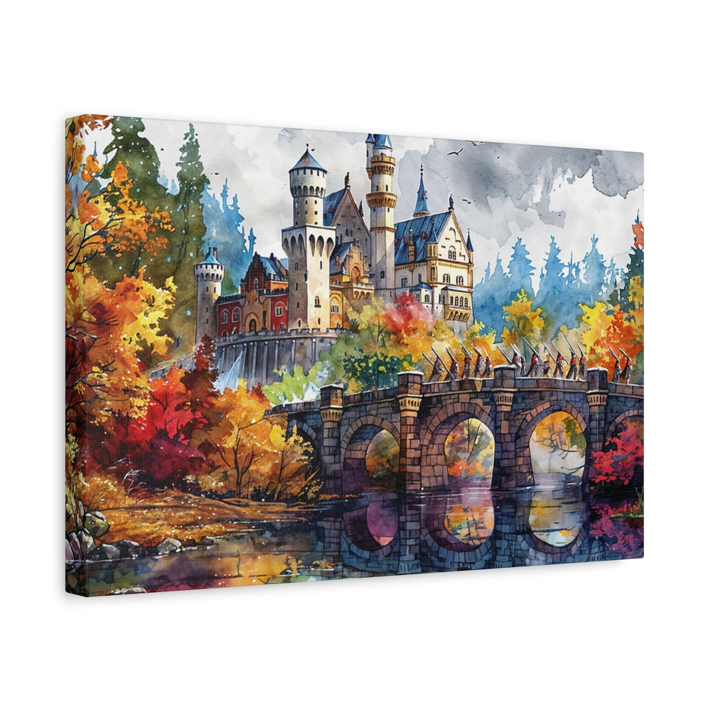 Matte Canvas, Stretched, 1.25" - Castle