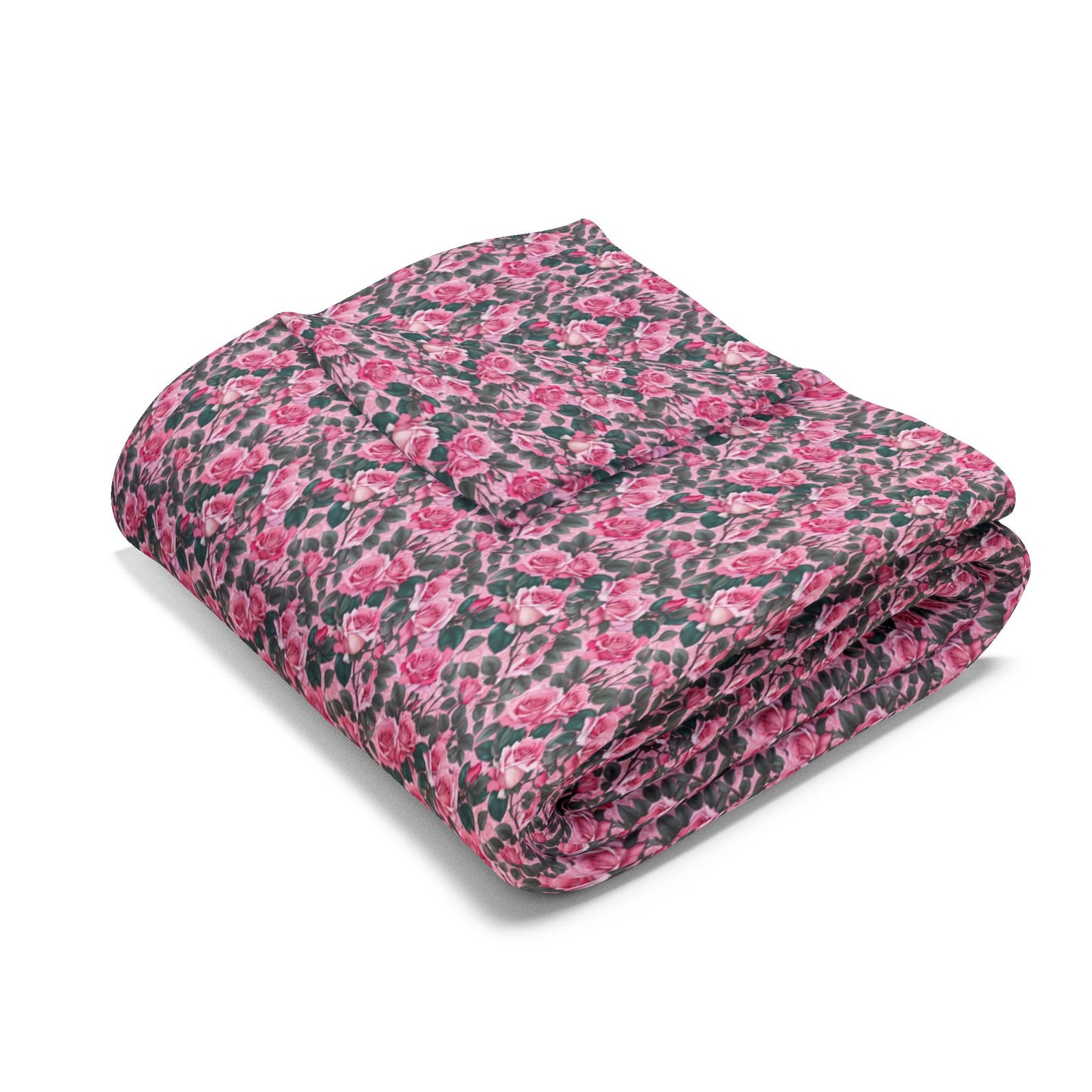 Cozy Floral Fleece Blanket | Gift for Home Decor, Warm Throw for Winter, Bed or Couch Accessory, Birthday, Housewarming
