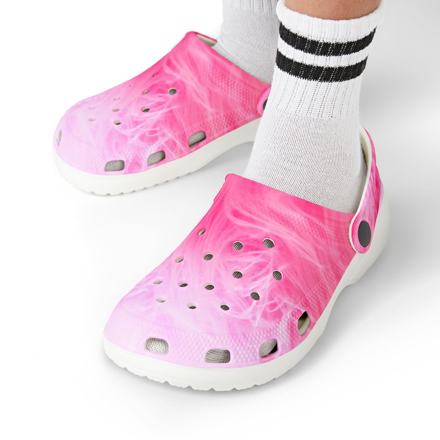Whimsical Pink Clogs for Kids, Fun Footwear for Play, Summer Slip-Ons, Kids Outdoor Shoes, Perfect for Beach Days, Birthday Gift