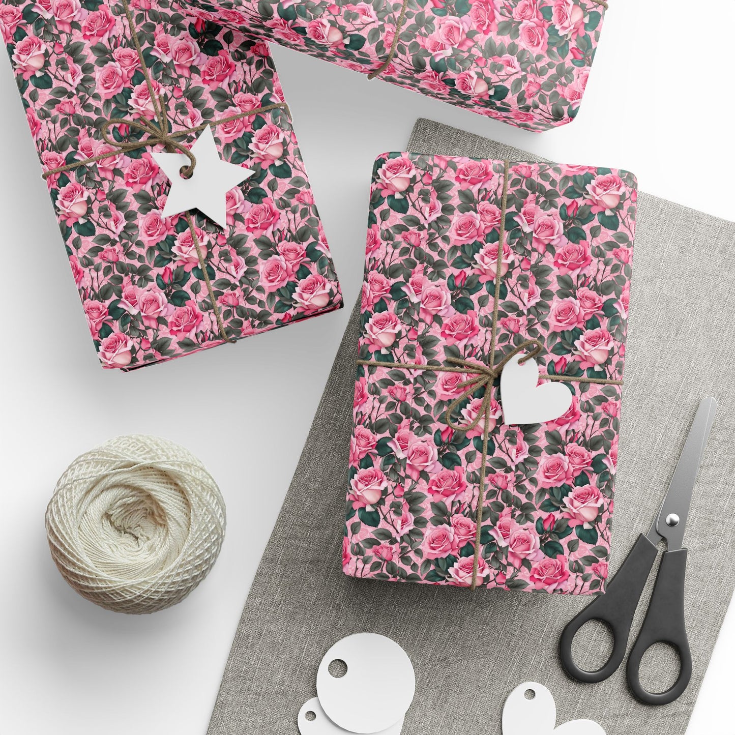Floral Gift Wrap Sheets, Elegant Wrapping Paper for Birthdays, Holidays, Showers, Weddings, Eco-Friendly Gift Packaging