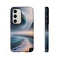 Galaxy Ocean Phone Case — Surreal Planet Beach Tough Case