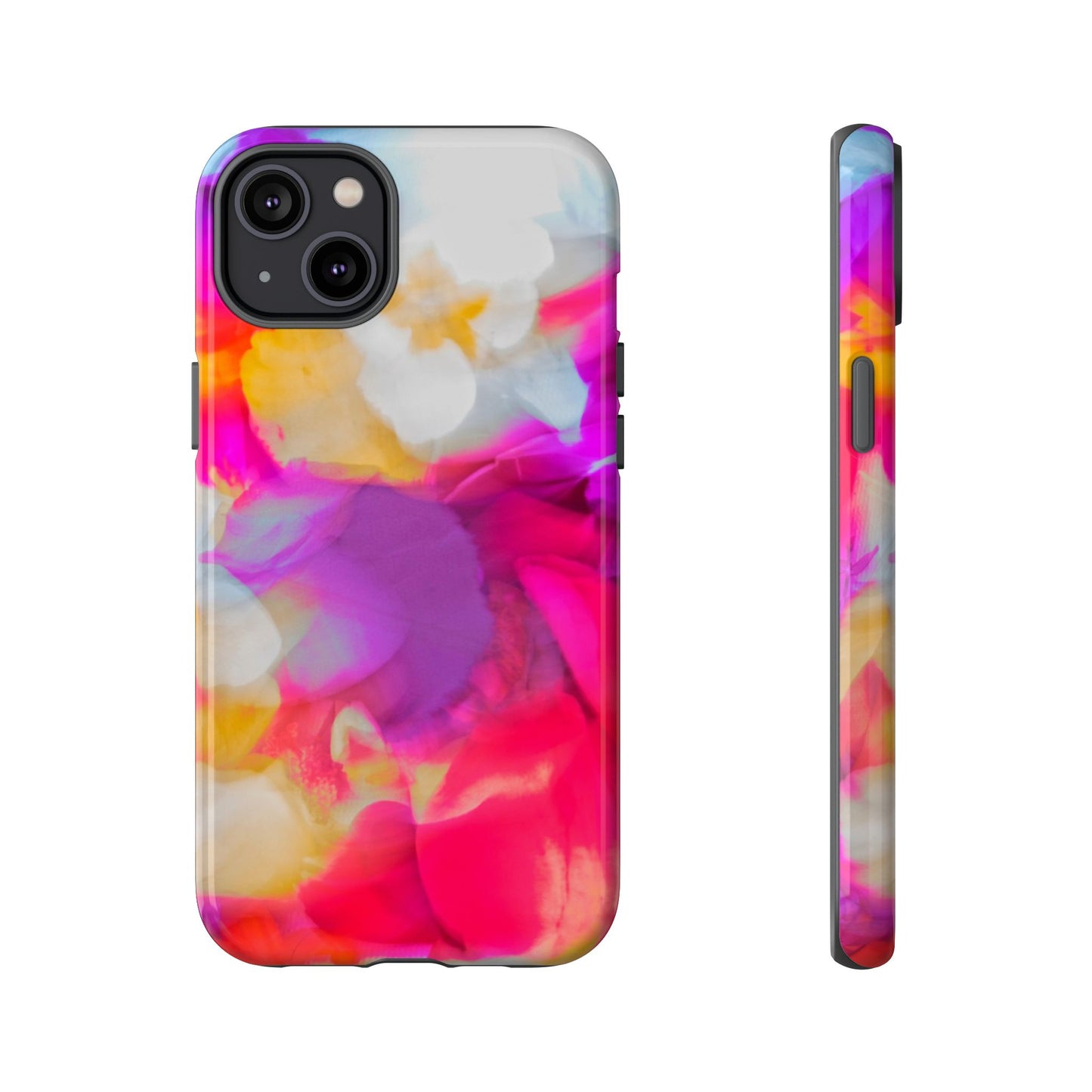 Floral Phone Case: Stylish Art for Your Device, Tough Cases, Gift for Her, Flower Print, Trendy Accessories, Phone Protection