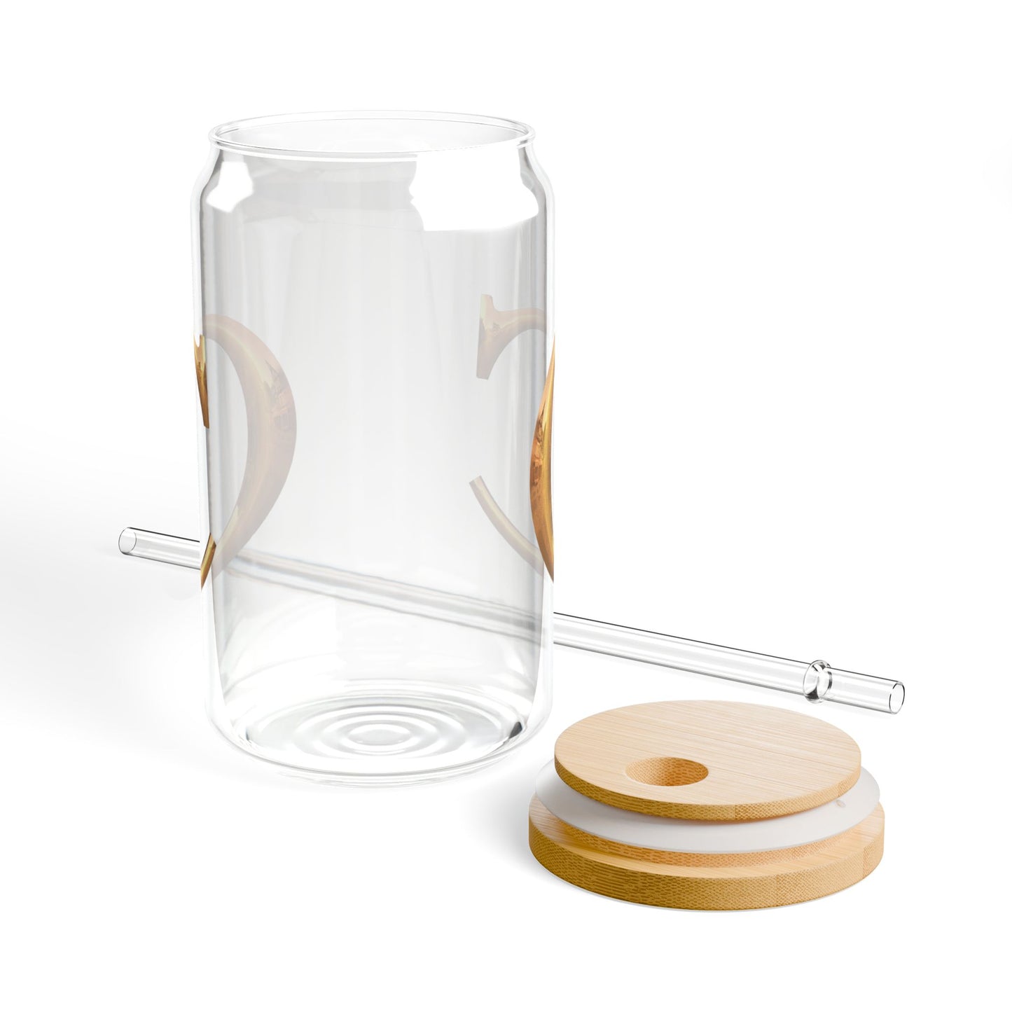 Personalized Sipper Glass, 16oz Water Bottle, Eco-Friendly Drinkware, Perfect for Parties, Unique Gift Idea for Home