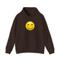 Smiley Face Hooded Sweatshirt, Unisex Cozy Hoodie, Casual Streetwear, Perfect Gift for Friends, Happy Apparel for Everyday Wear