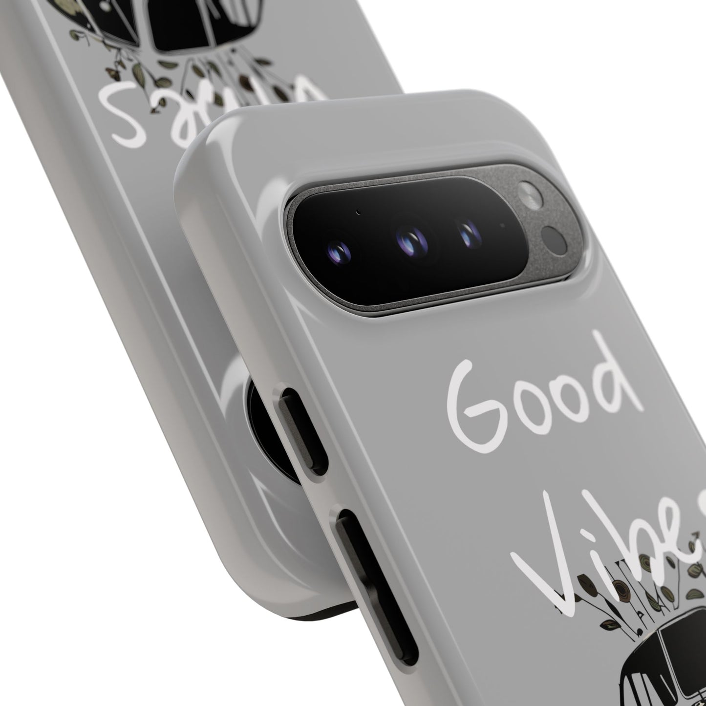 Floral Phone Case | Good Vibes, Phone Accessories, Gift for Her, Trendy Tech, Summer Vibes, Birthday Gift