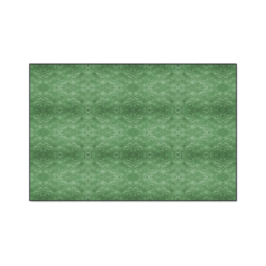 Green Textured Heavy-Duty Floor Mat — Durable Indoor/Outdoor Entry Rug