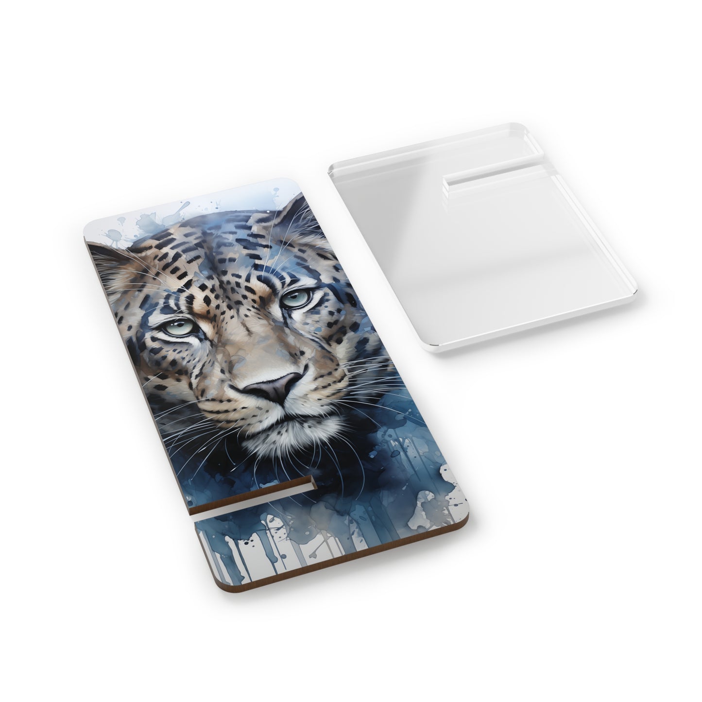 Wildlife-Inspired Smartphone Display Stand, Desk Accessory, Gift for Nature Lovers, Mobile Holder, Tiger Art Decor, Office Organization