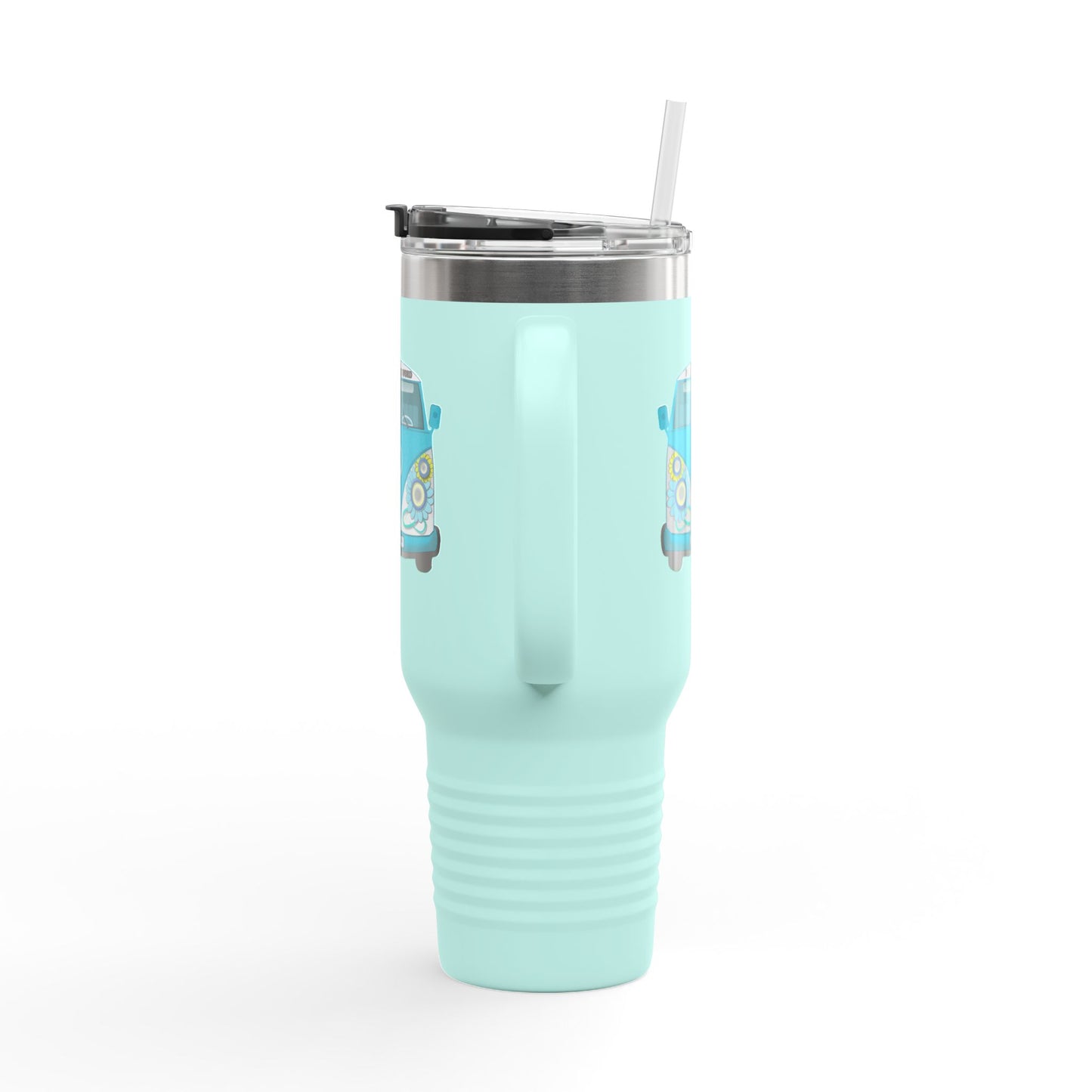 Vintage Van Insulated Travel Mug, Coffee Mug, Tea Tumbler, Road Trip Gift, Eco-Friendly Travel Cup