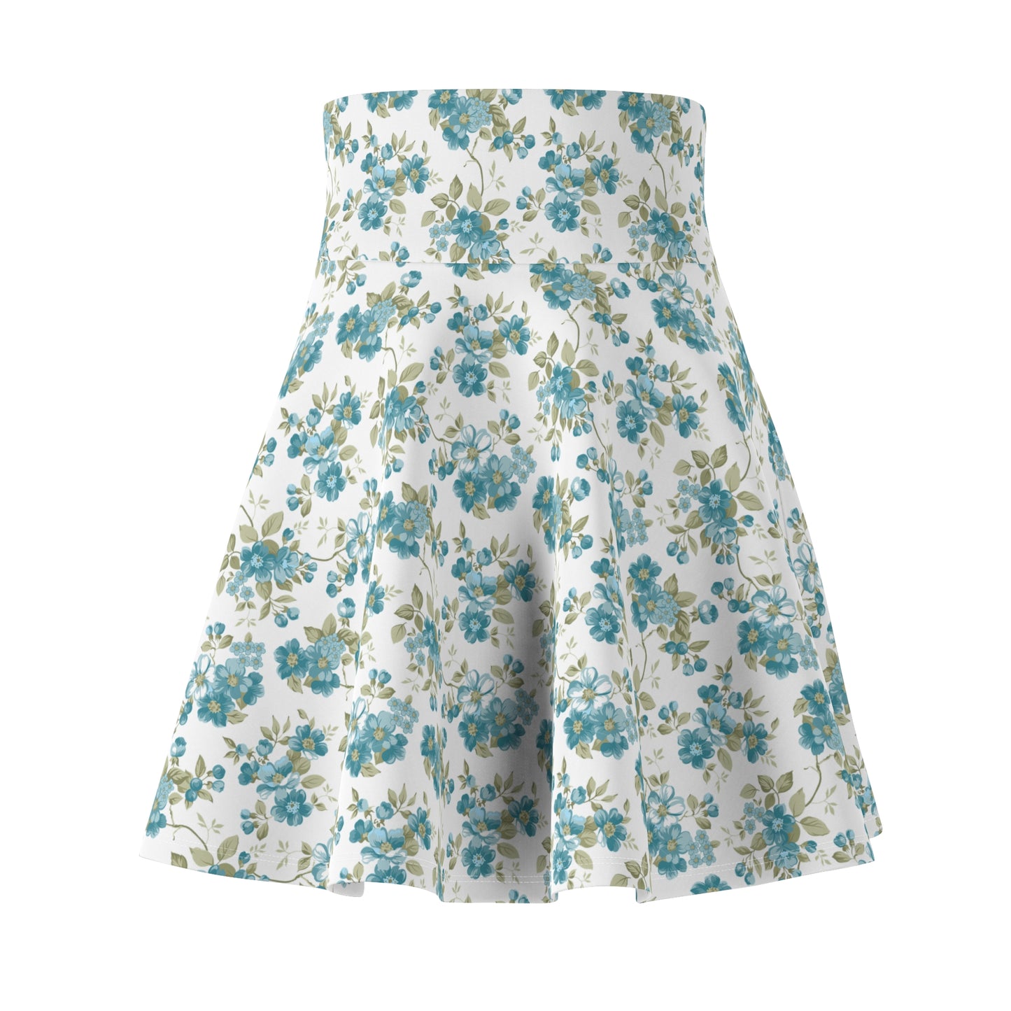 Floral Women's Skater Skirt, Boho Chic, Summer Style, Casual Wear, Everyday Fashion, Gifts for Her, Birthday Outfit