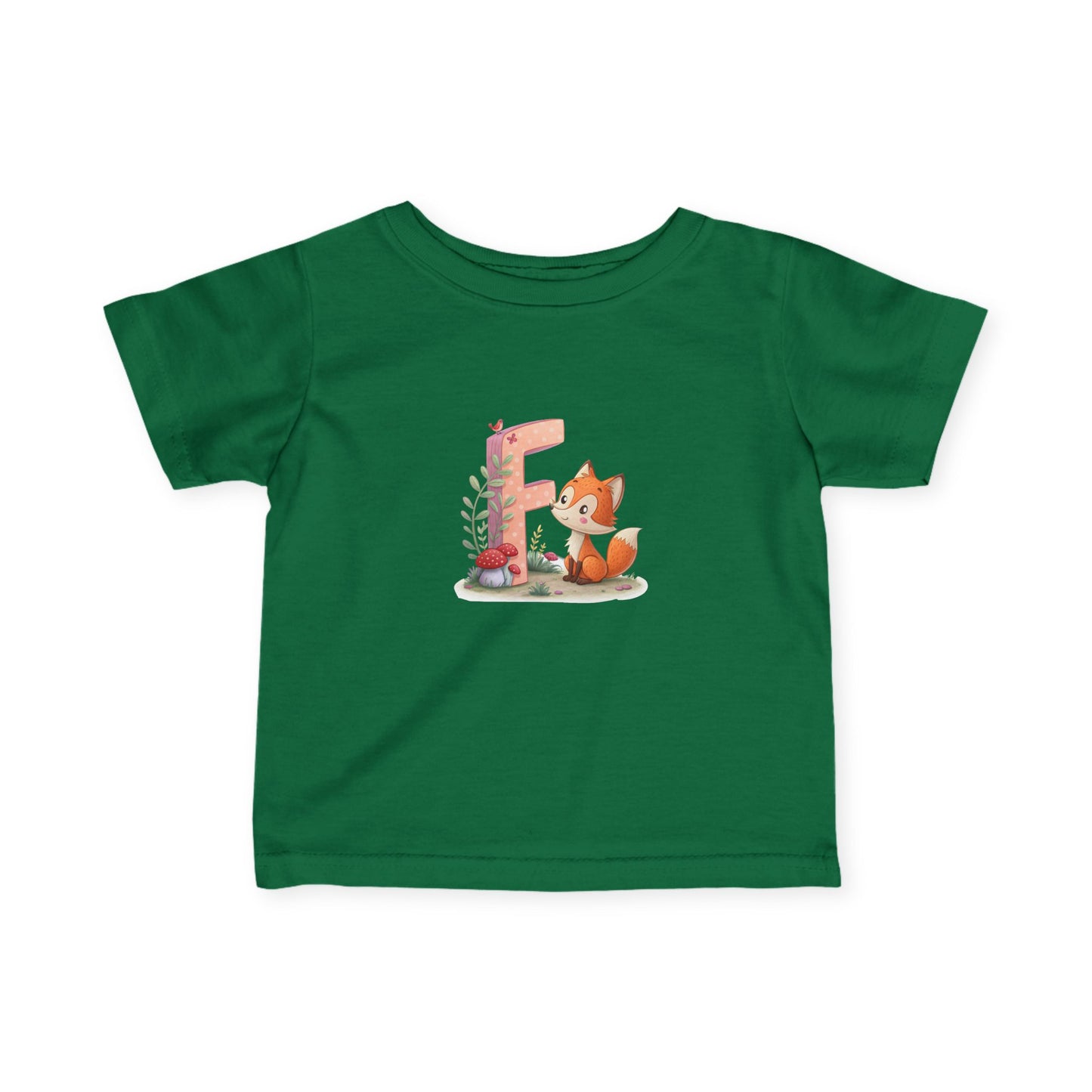 Whimsical Fox Infant Tee, Cute Kids Shirt, Personalized Baby Clothing, Baby Shower Gift, Eco-Friendly Toddler Tee