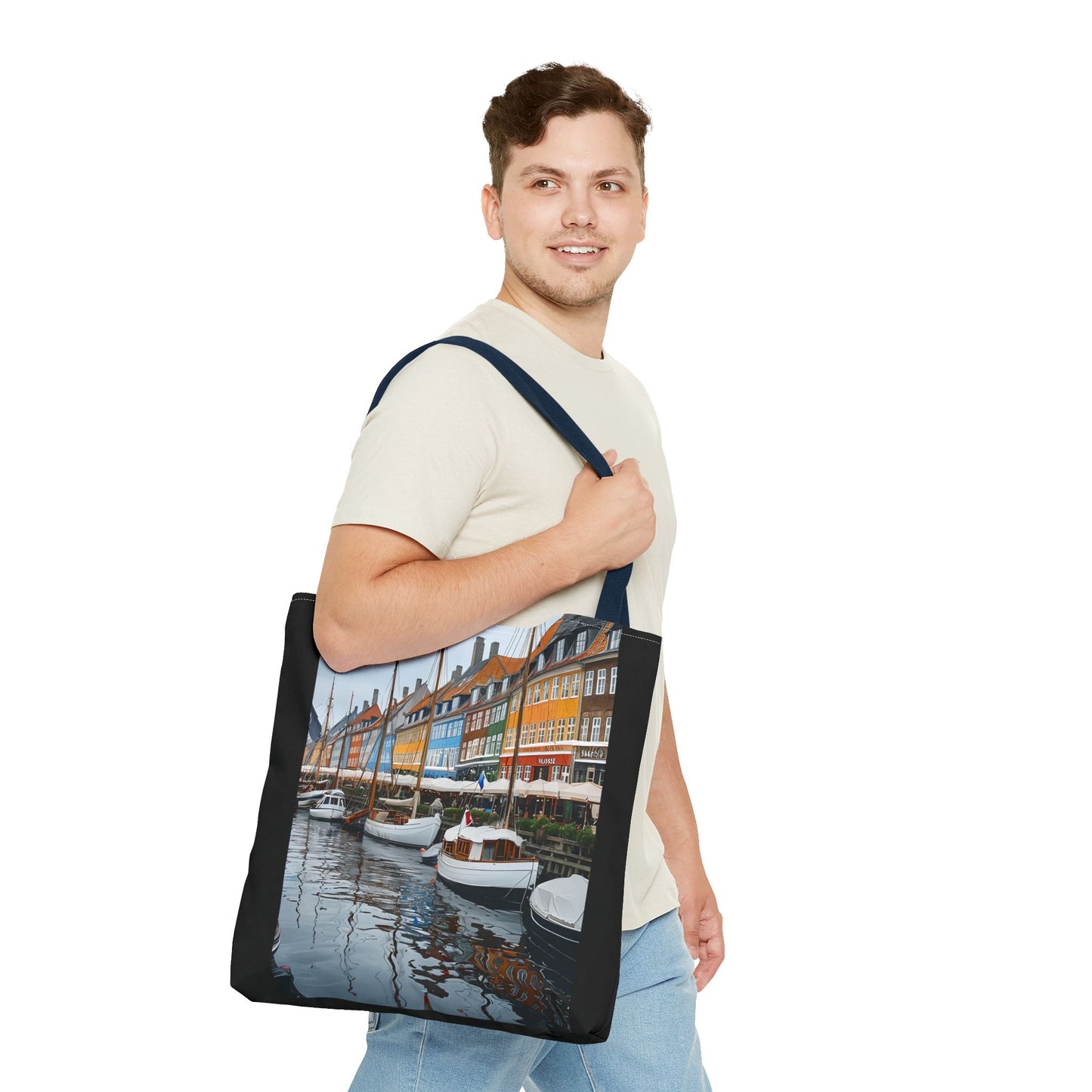Charming Waterfront Tote Bag | Travel, Shopping,