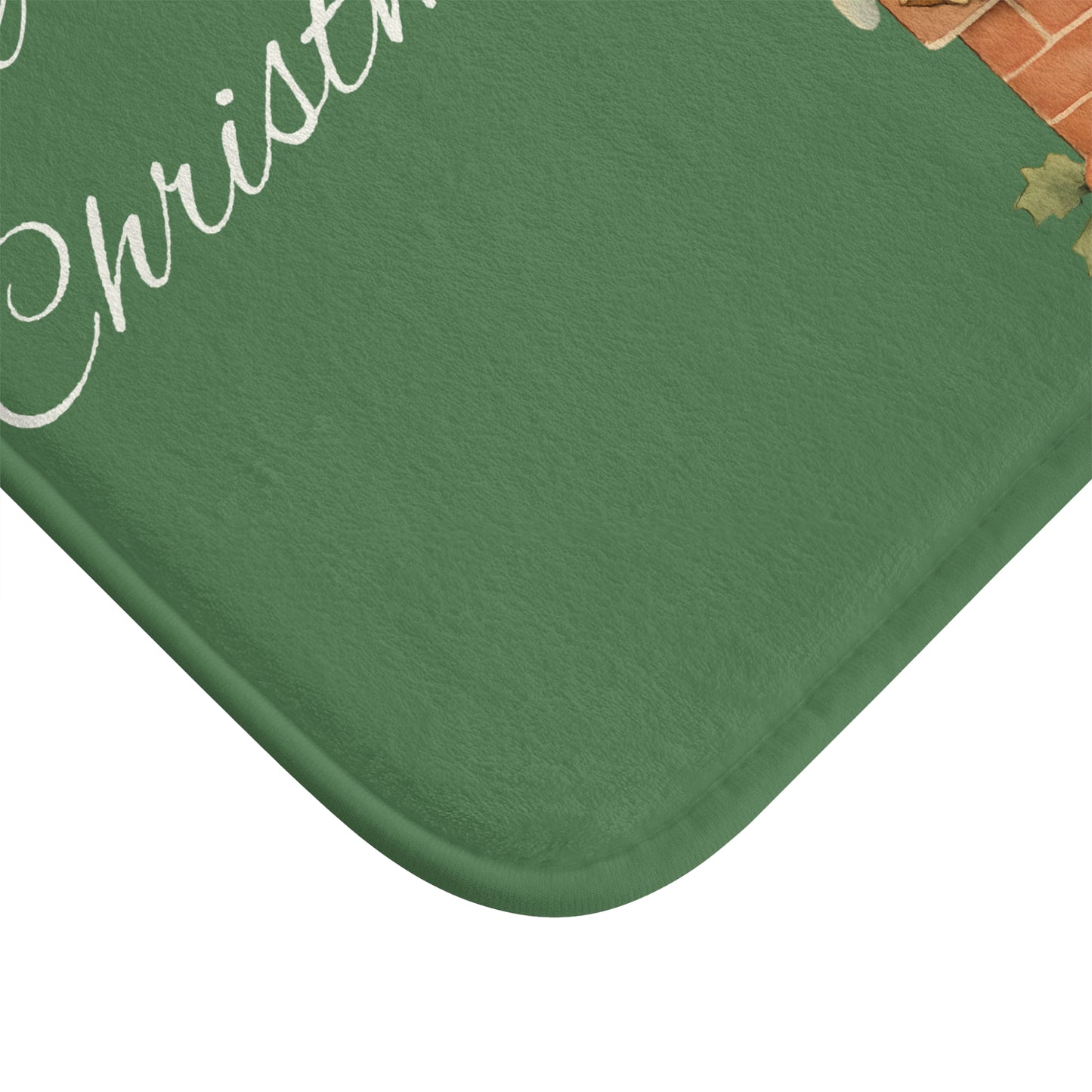 Festive Santa Bath Mat, Christmas Decor, Holiday Gift, Cozy Home Accessory, Winter Bathroom Decor, Seasonal Bath Decor