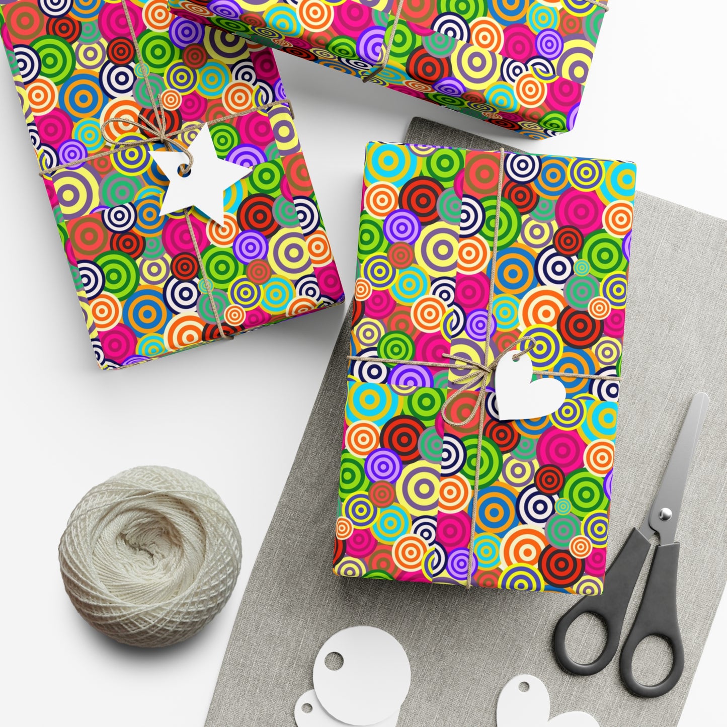 Vibrant Gift Wrap Papers for All Occasions, Colorful Wrapping Paper for Birthdays, Holidays, Parties, Unique Gift Presentation