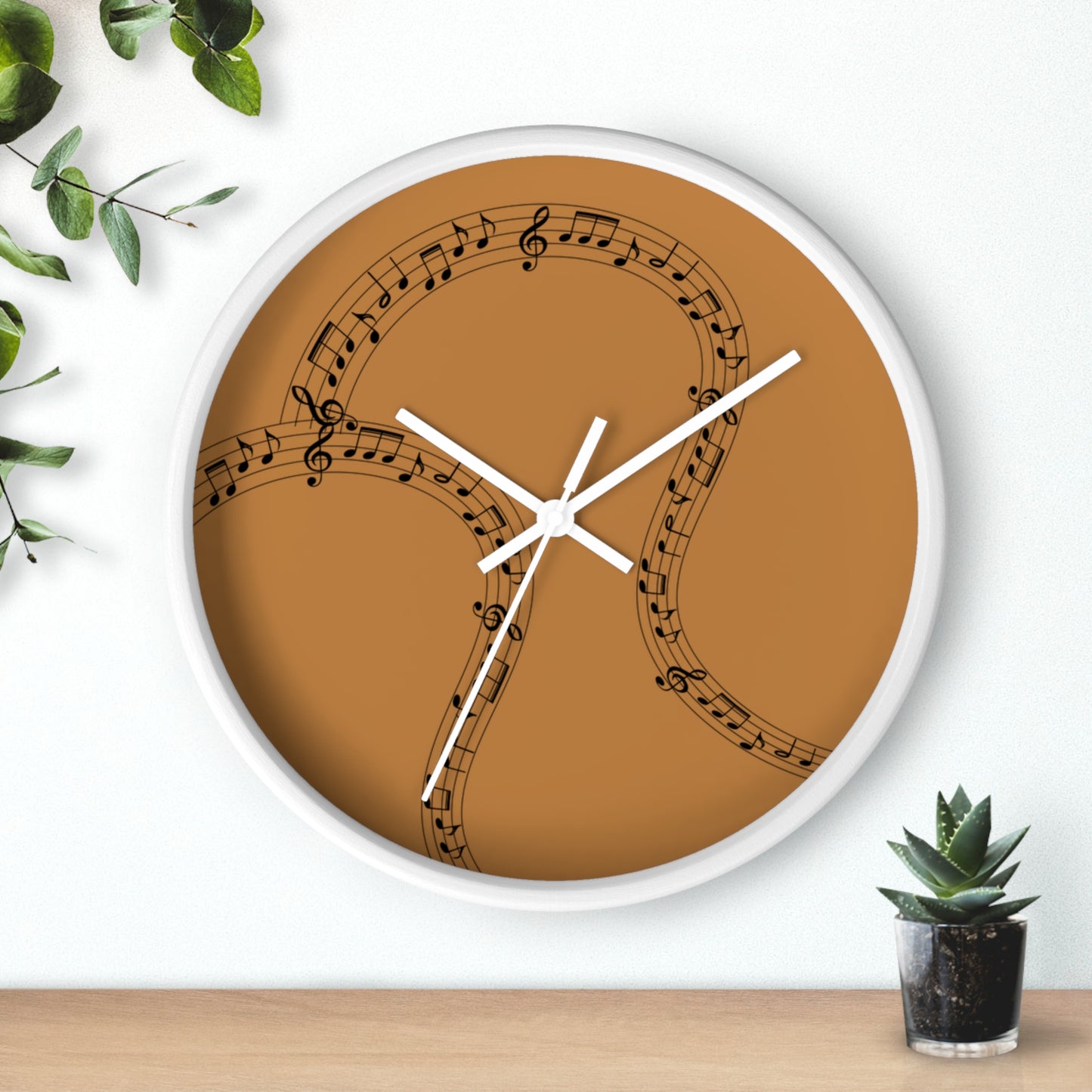 Musical Notes Wall Clock, Perfect for Music Lovers, Home Decor