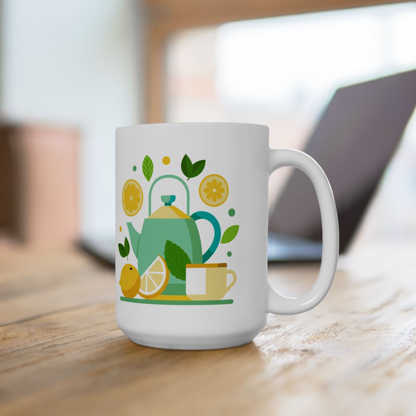 Lemonade-Themed Ceramic Mug | Refreshing Drink Lover's Gift | Summer Vibe Coffee Cup | Ideal for Tea Parties, Birthdays, Home Decor