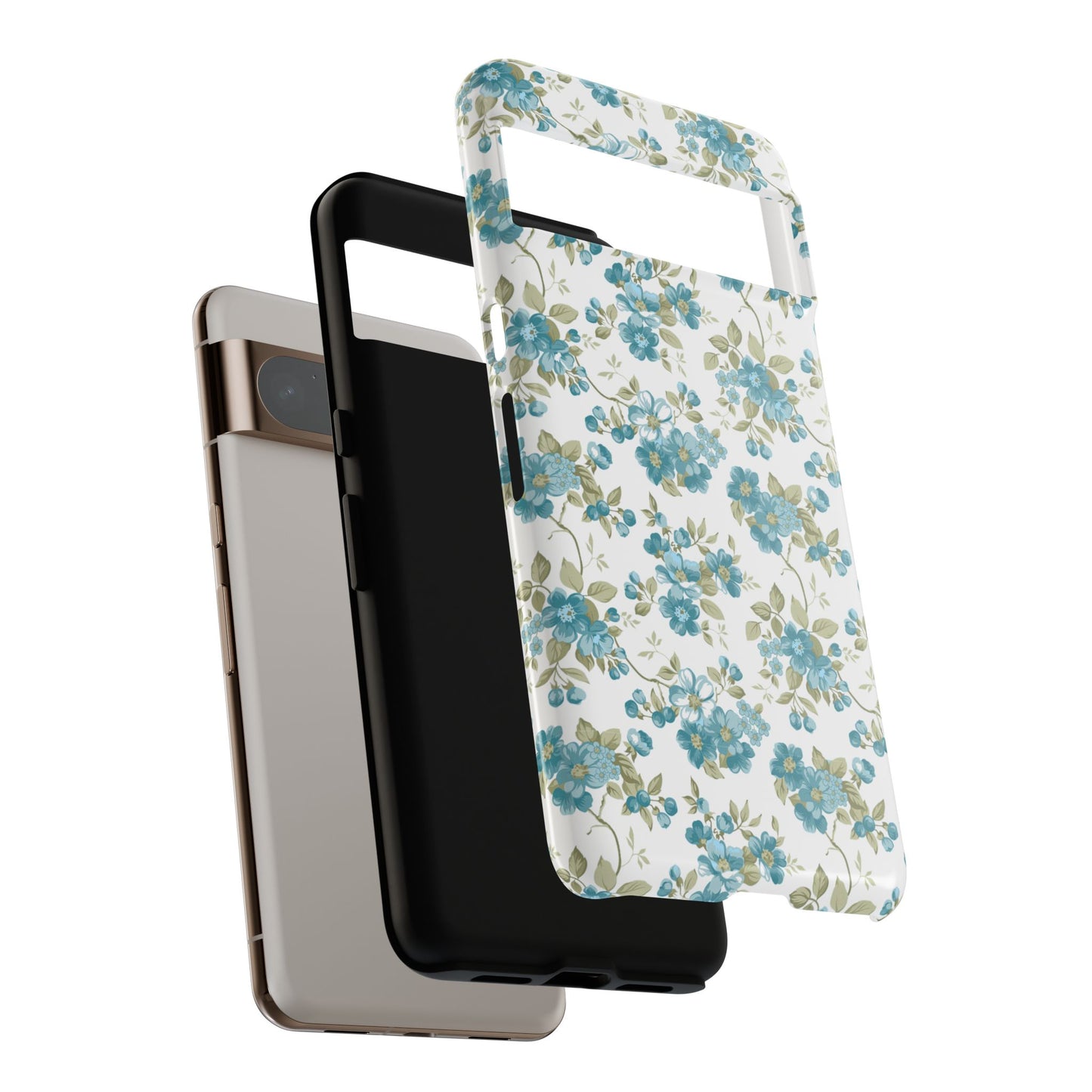 Floral Phone Case - Tough Cases, Durable Phone Cover, Cute Floral Design, Gift for Her, Trendy Phone Accessory, Spring Style