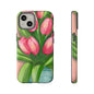 Floral Phone Case with Vibrant Tulips - Tough Cases for Garden Lovers, Spring Gifts, Nature Enthusiasts, Unique Gadget Accessories, [...]