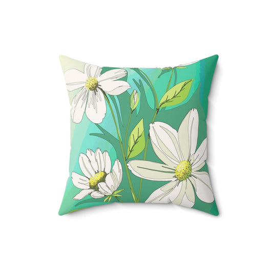 Spun Polyester Square Pillow