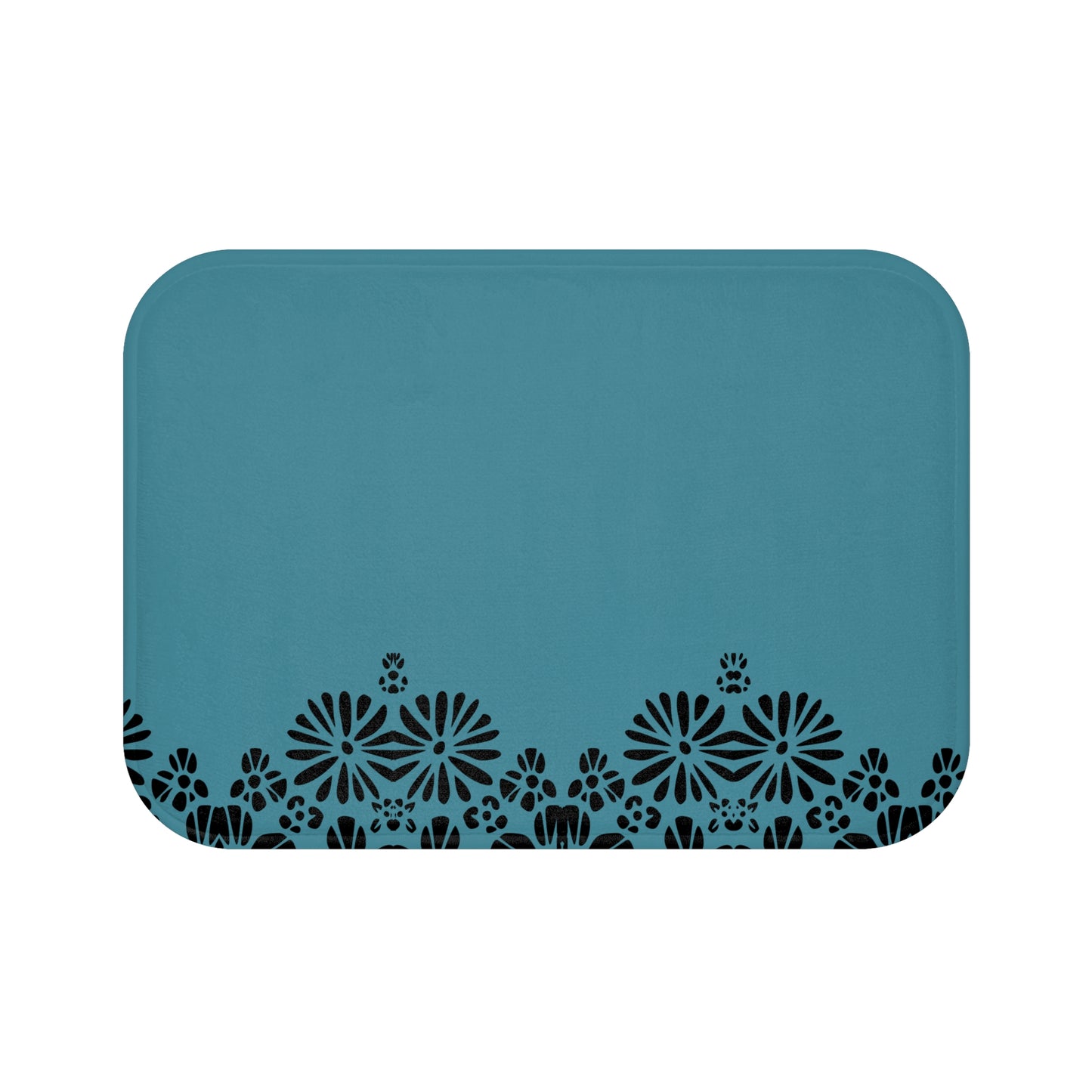 Floral Elegance Bath Mat - Chic Bathroom Decor, Home Spa Essentials, Gift for Her, Modern Design, Cozy Comfort