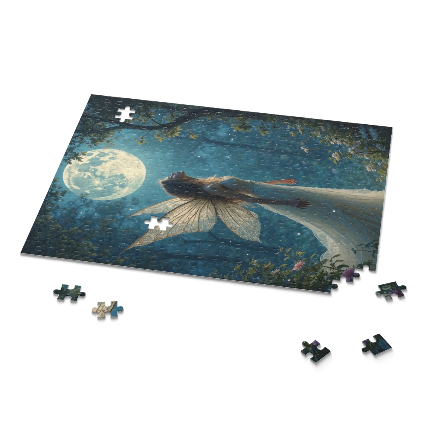 Fairy Moonlight Puzzle - Enchanting 120/252/500-Piece Jigsaw, Magical Decor, Perfect Gift for Fantasy Lovers, Relaxing Activity, [...]