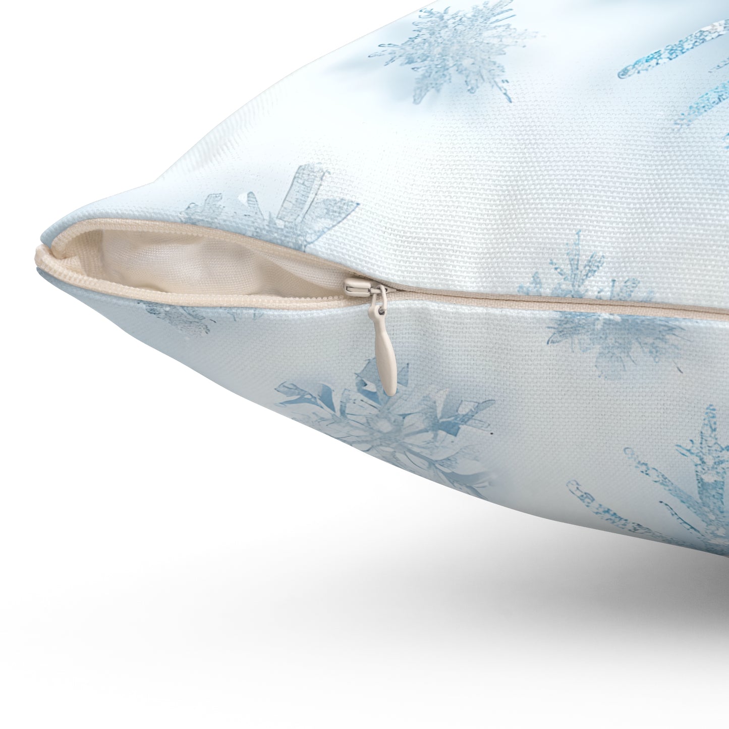 Winter Snowflake Decorative Pillow, Cozy Home Accent, Perfect Holiday Gift, Winter Decor, Snowflake Print Pillow