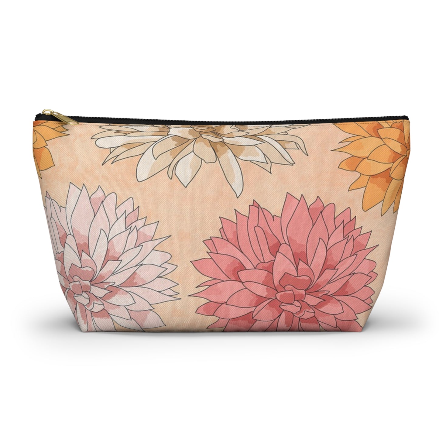 Floral Accessory Pouch - Versatile Cosmetic Bag, Travel Organizer, Gift for Her, Makeup Storage, Stylish Pencil Case