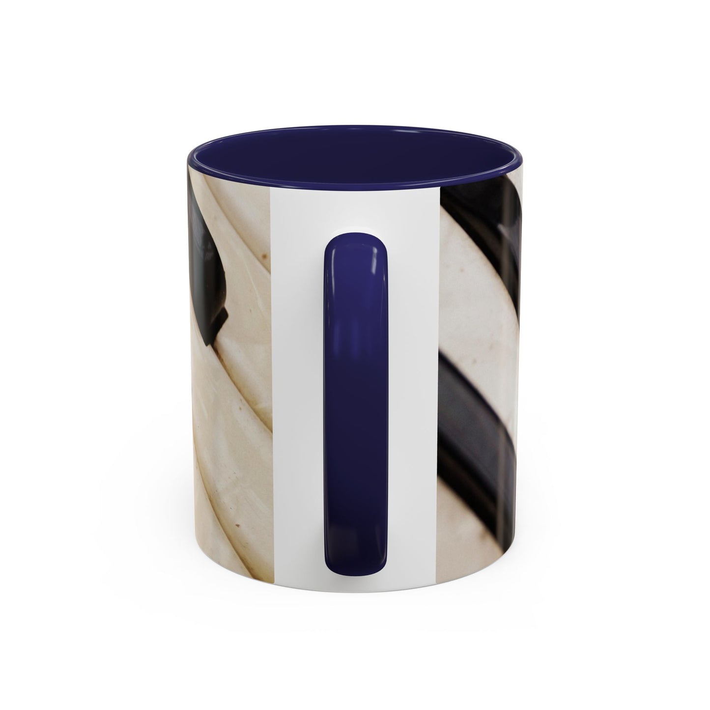 Musical Accent Coffee Mug | Piano Design, Coffee Lover Gift, Musician Mug, Stylish Drinkware, Home & Office Decor