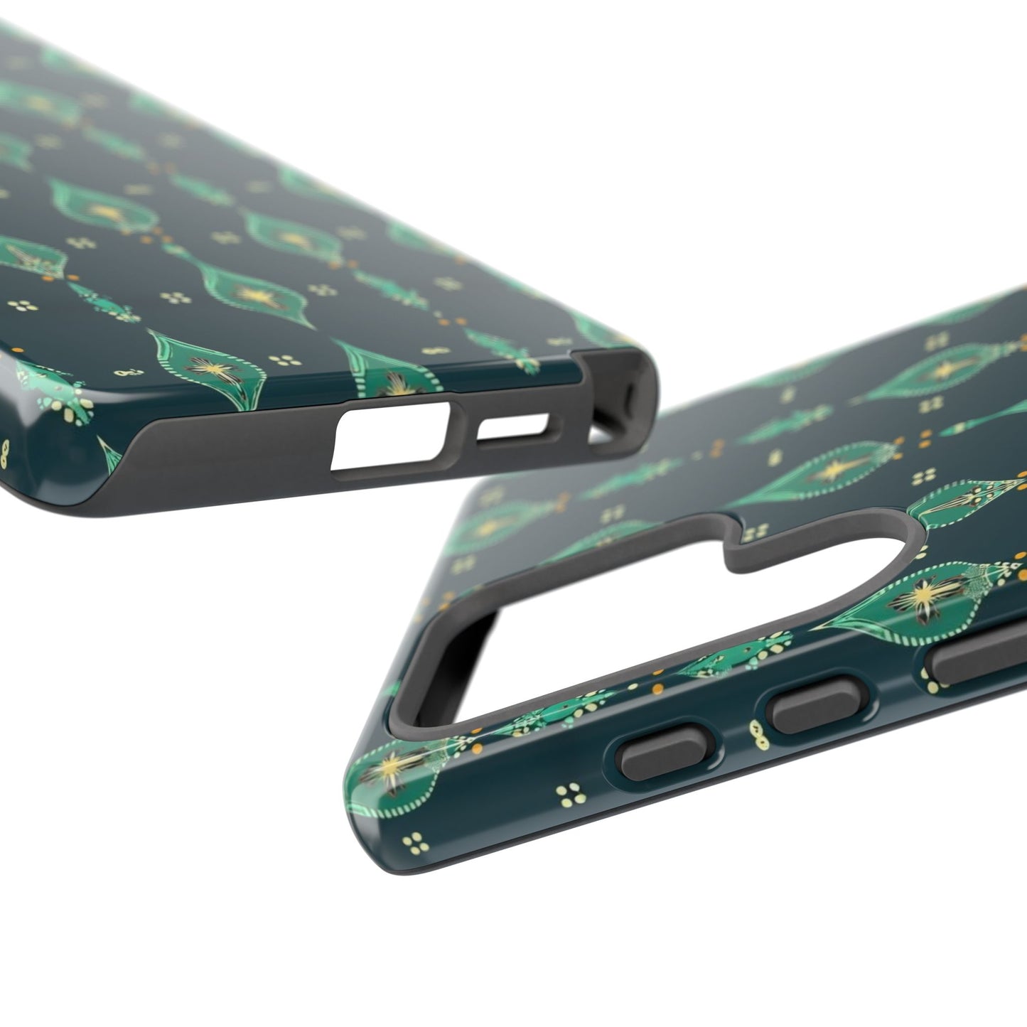 Emerald Boho Teardrop Phone Case