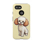 Cute Dog Phone Case, Pet Lover Gift, Custom Phone Cover, Cartoon Dog Case, Durable Phone Accessory