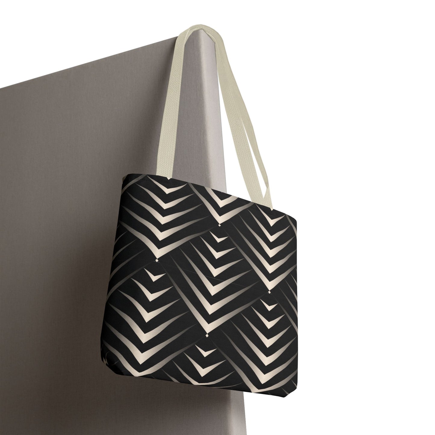 Chic Geometric Tote Bag, Stylish Everyday Bag, Reusable Shopping Tote, Eco-Friendly Gift, Fashion Accessory for All Occasions