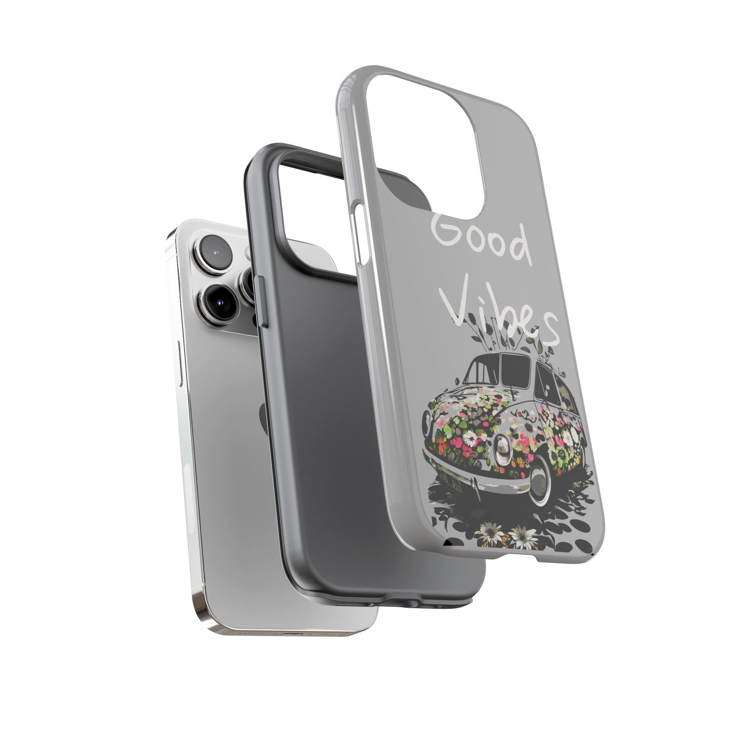 Floral Phone Case | Good Vibes, Phone Accessories, Gift for Her, Trendy Tech, Summer Vibes, Birthday Gift