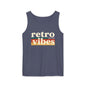 Retro Vibes Tank Top - Unisex Summer Apparel, Casual Wear, Beach Attire, Vintage Style, Gift for Friends