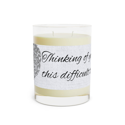 Sympathy Scented Candle, Double Wick Candle for Comfort, Gift for Bereavement, Relaxing Home Decor, Thoughtful Condolence Gift