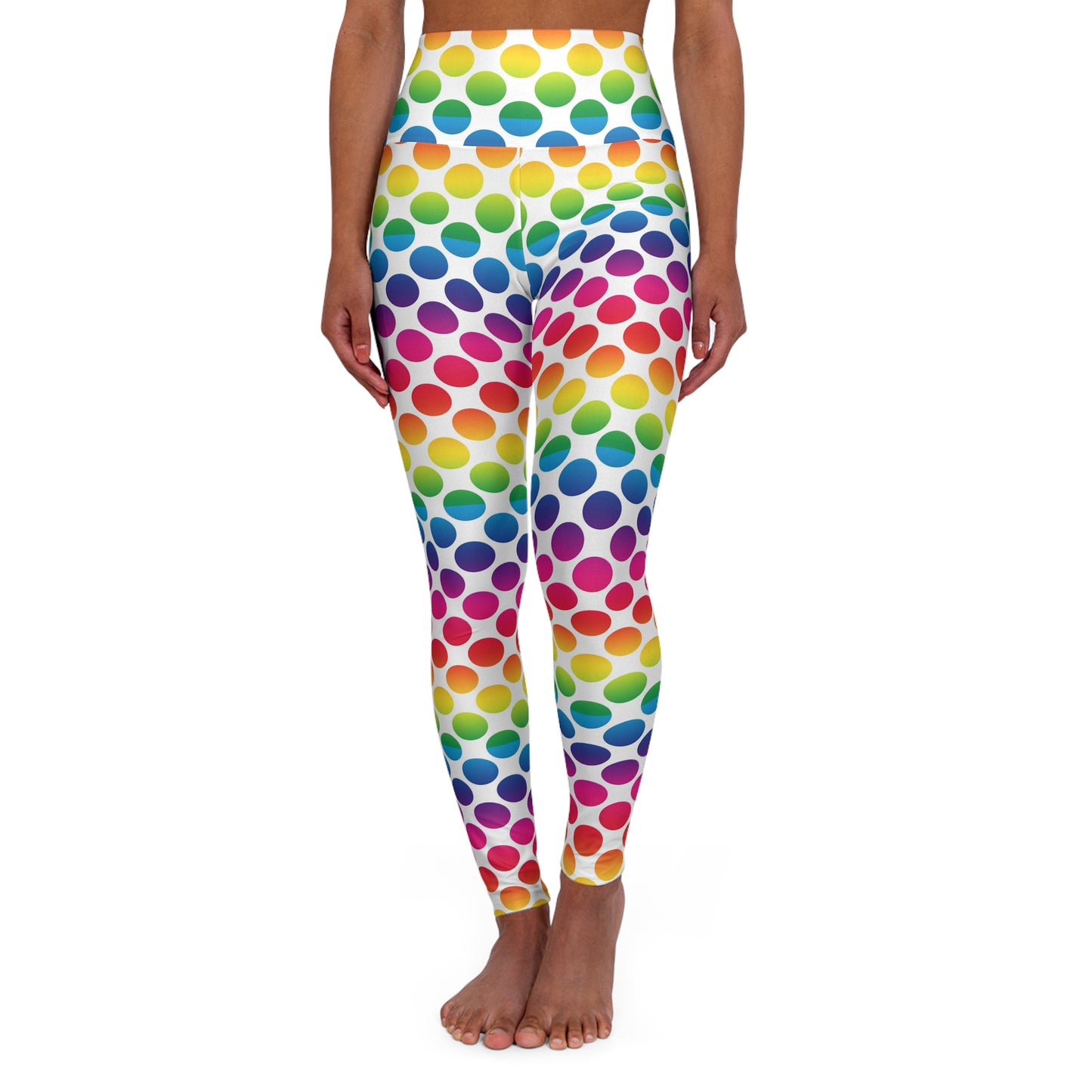 Colorful High Waisted Yoga Leggings, Activewear, Fitness Leggings, Yoga Pants, Gym Wear, Festival Attire