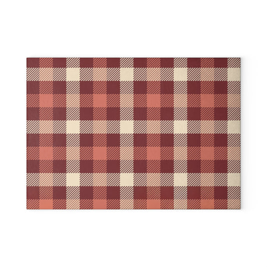 Rustic Plaid Glass Cutting Board | Farmhouse Kitchen Decor, Unique Wedding Gift, Charcuterie Serving Tray, Holiday Cooking Essentials, [...]